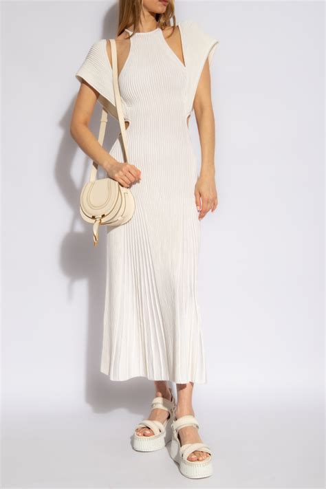 chloe cream wool dress|chloe dresses for women.